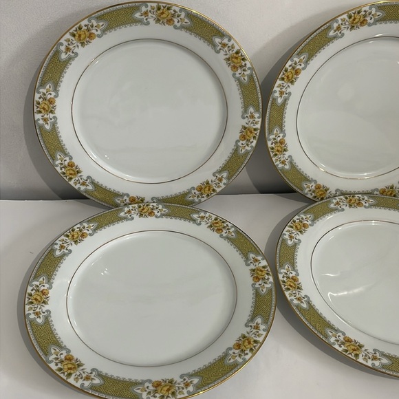 Autumn Rose Noritake Dinner Plates X4 Nitto Ware 2007 Replacement China - Picture 2 of 10
